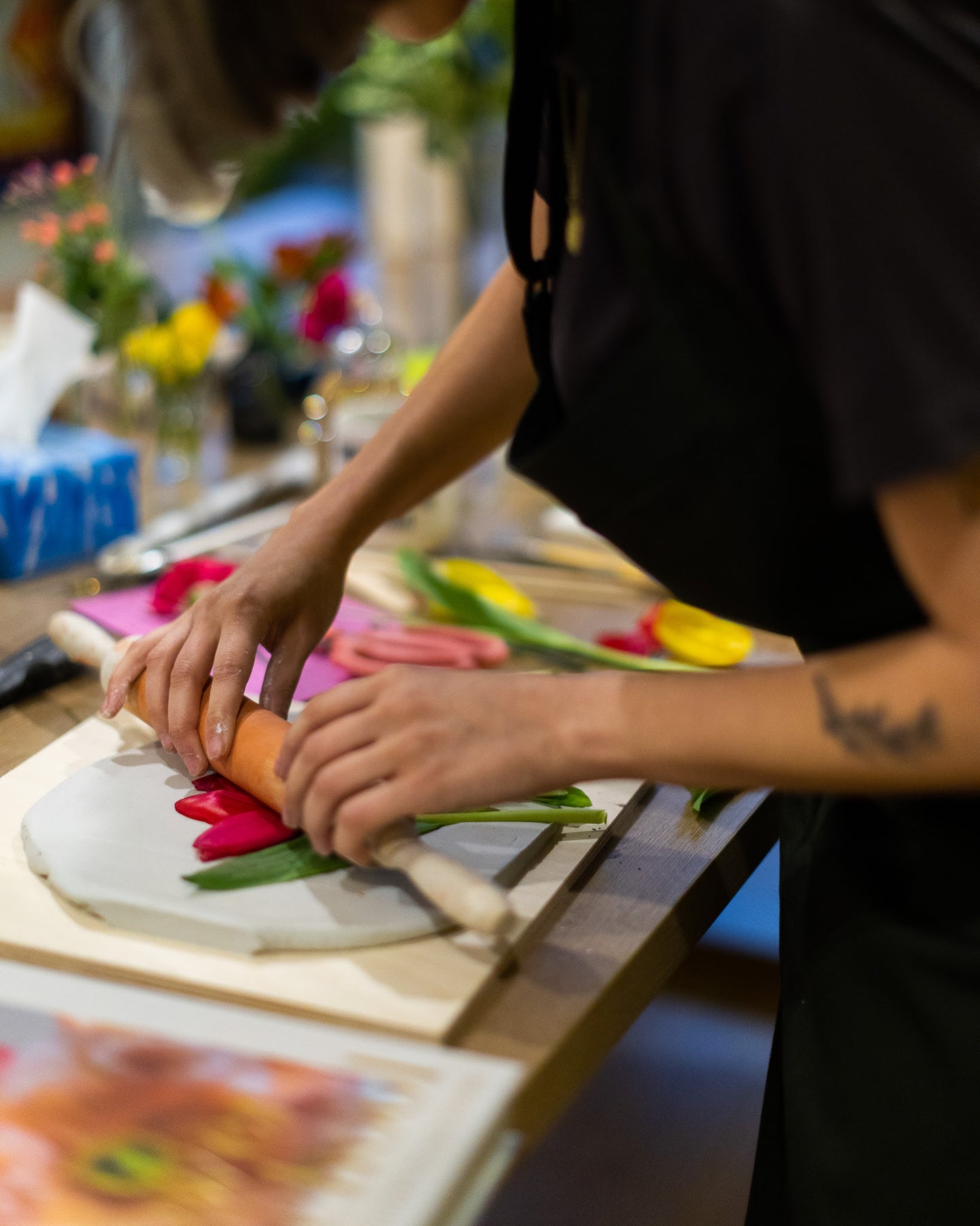 Floral Fossil Workshop - ورشة بلاطة الورد