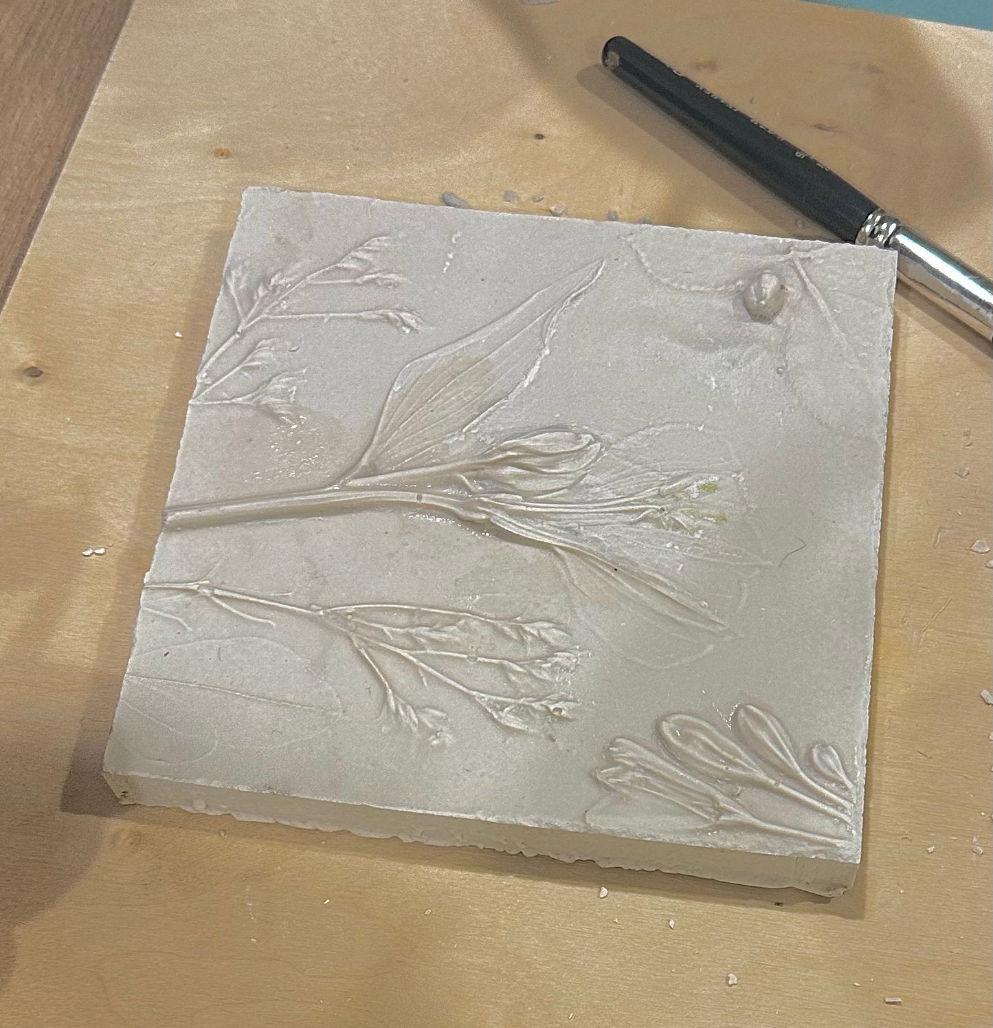Floral Fossil Workshop - ورشة بلاطة الورد