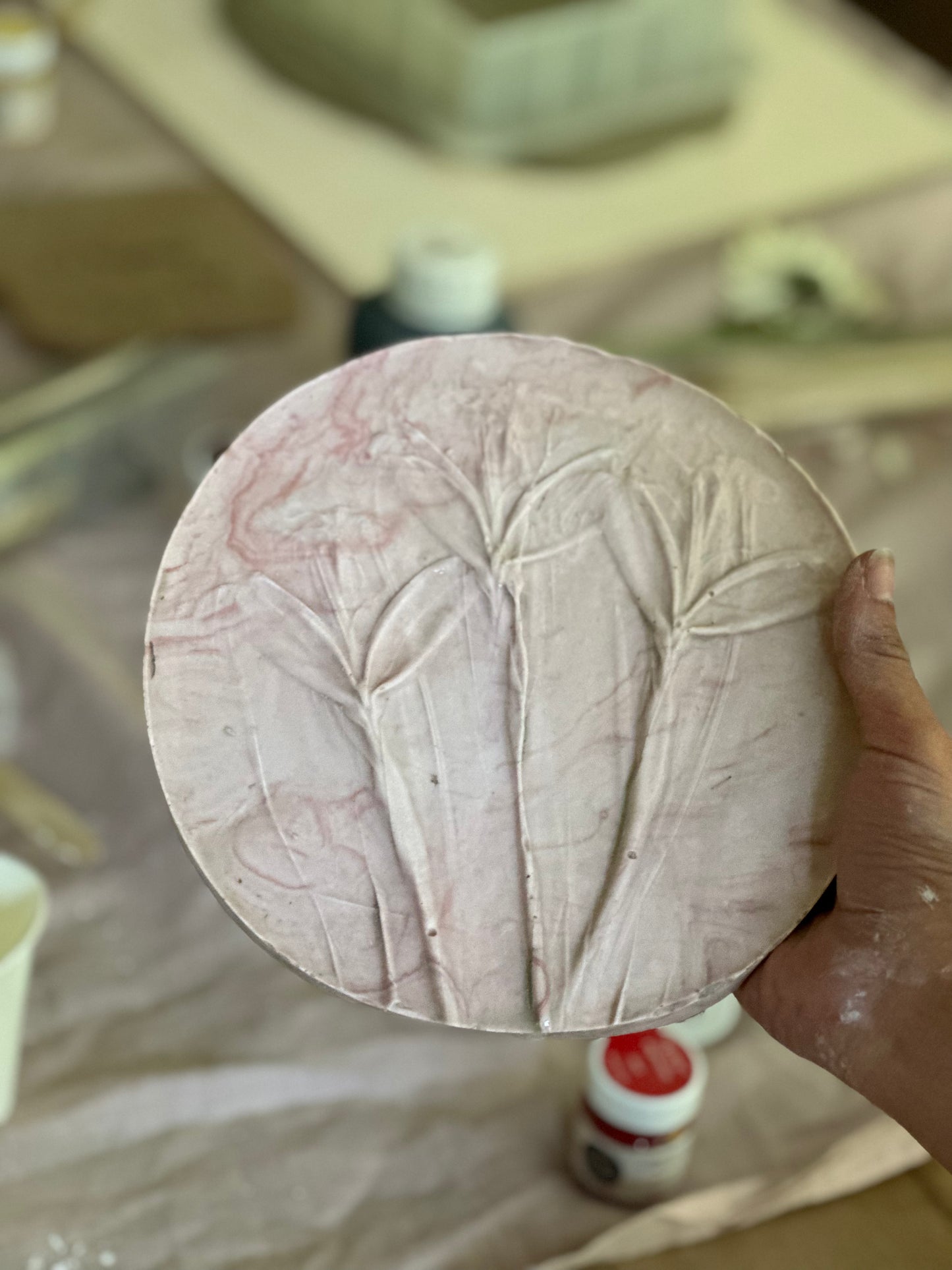 Floral Fossil Workshop - ورشة بلاطة الورد